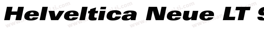 Helveltica Neue LT 93 Black Ex字体转换